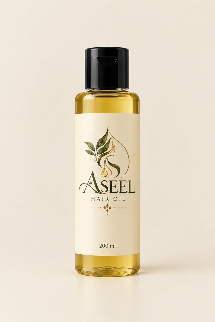 Aseel Organic Hair Growth Oil Pure Botanical Ingredients